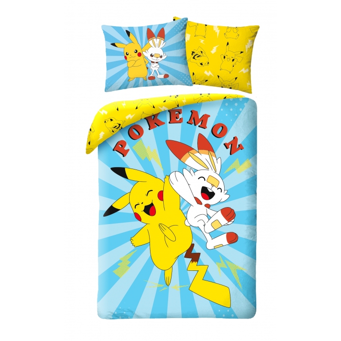 Komplet Pościeli Pokemon POK645 140 x 200 cm